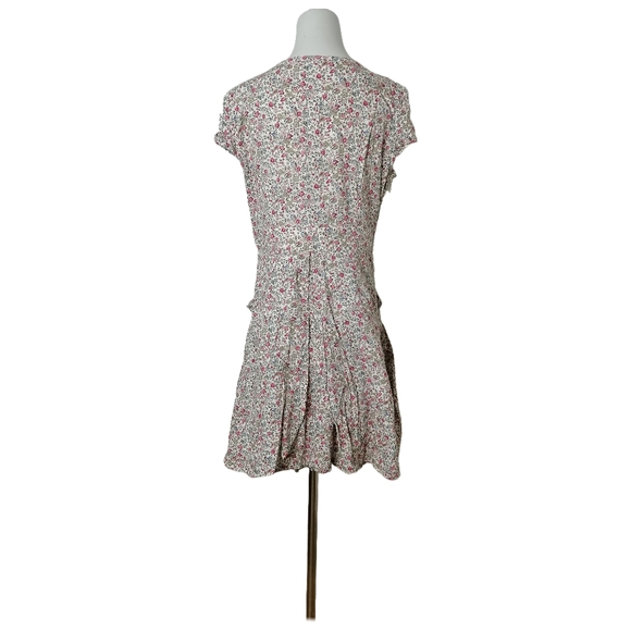 🍡 XXL，floral print crew neckline cap sleeve dress by wema - Picture 3 of 7